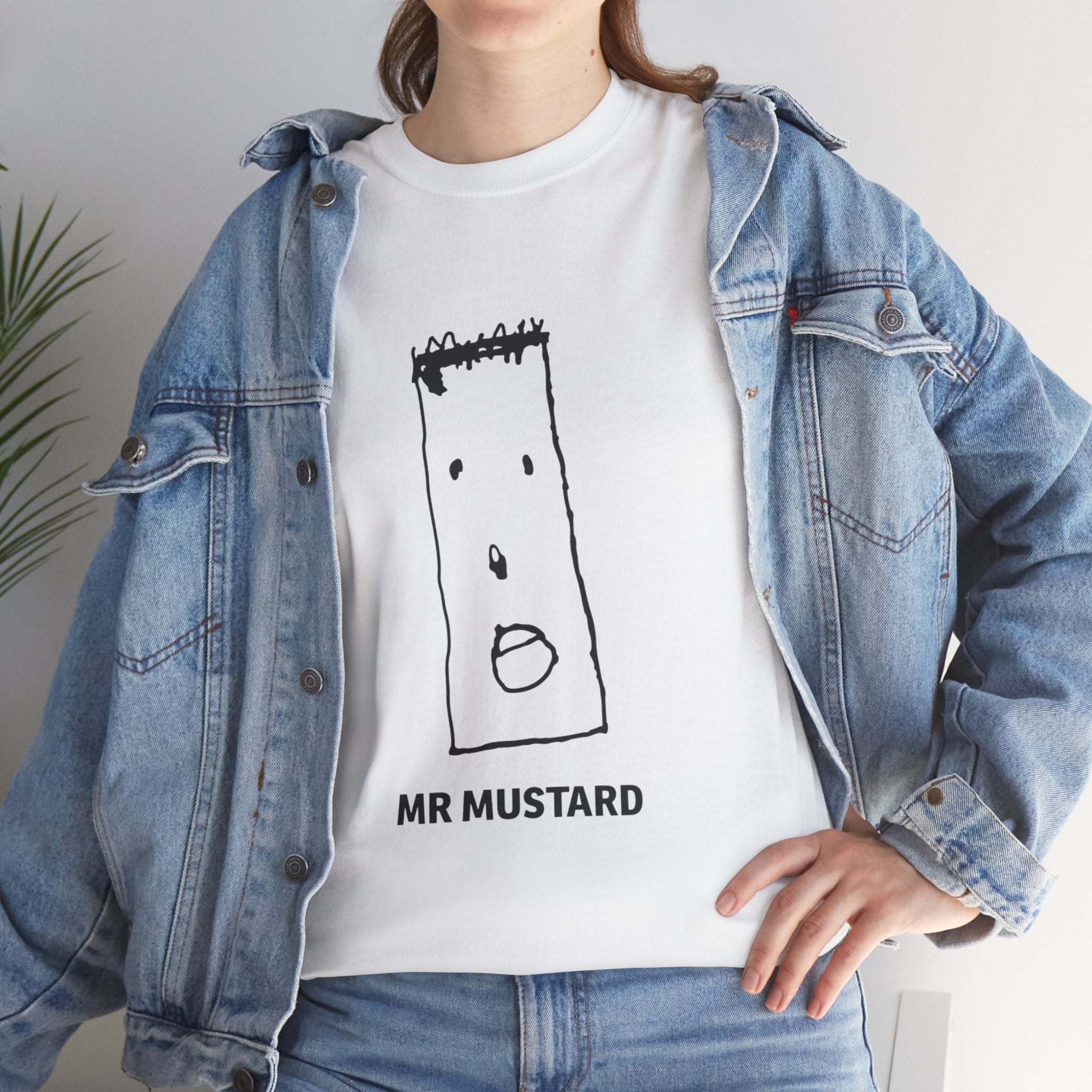 Mustard Tshirt - heavy cotton - InervoX