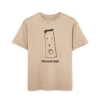 Oversize Tee - Mustard Urban Graphic T-Shirt for Men - InervoX