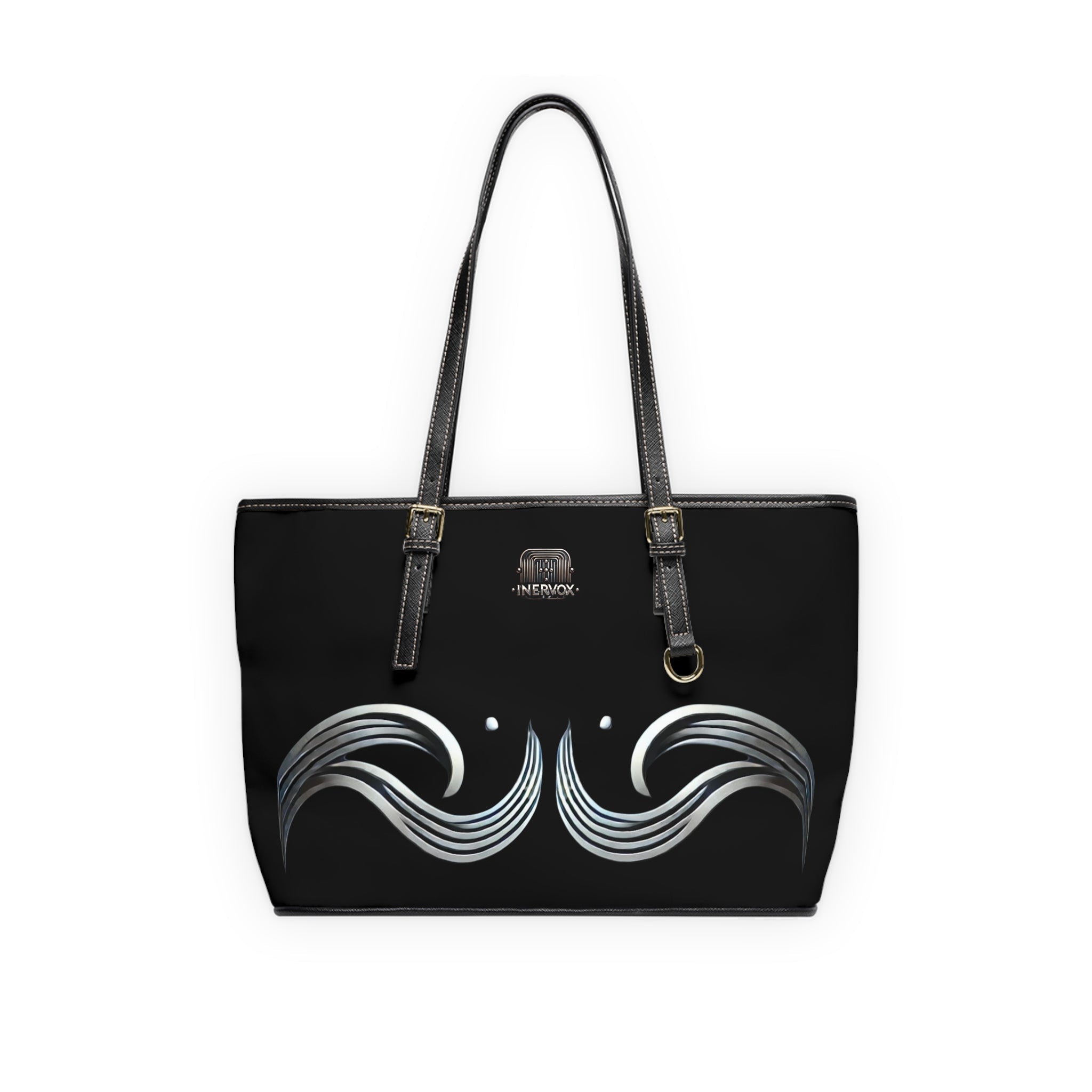 PU Leather Shoulder Bag Black -InervoX Edition Unseen - InervoX