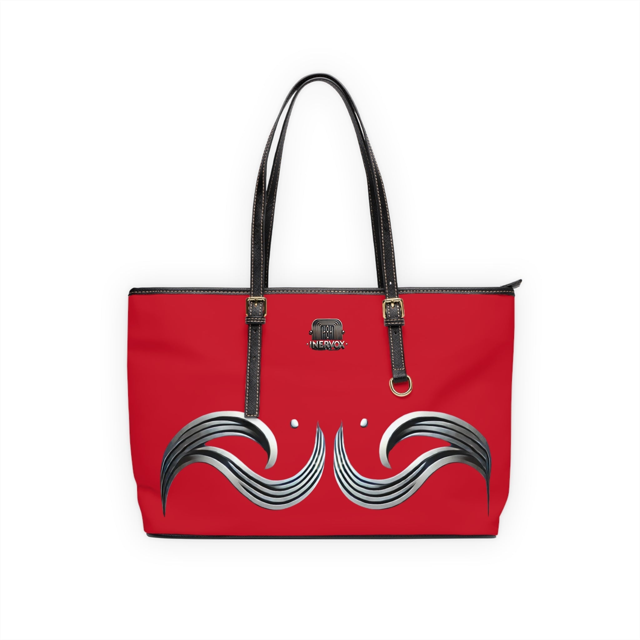 Red Leather Shoulder Bag -InervoX Edition Vision - InervoX