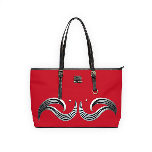 Red Leather Shoulder Bag - InervoX Edition Vision - InervoX