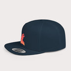 Red Neg Mawon Flat Bill Snapback Hat - Streetwear Cap - InervoX