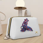 Small Leather Makeup Red - Blue petals Neg Mawon unchained - InervoX