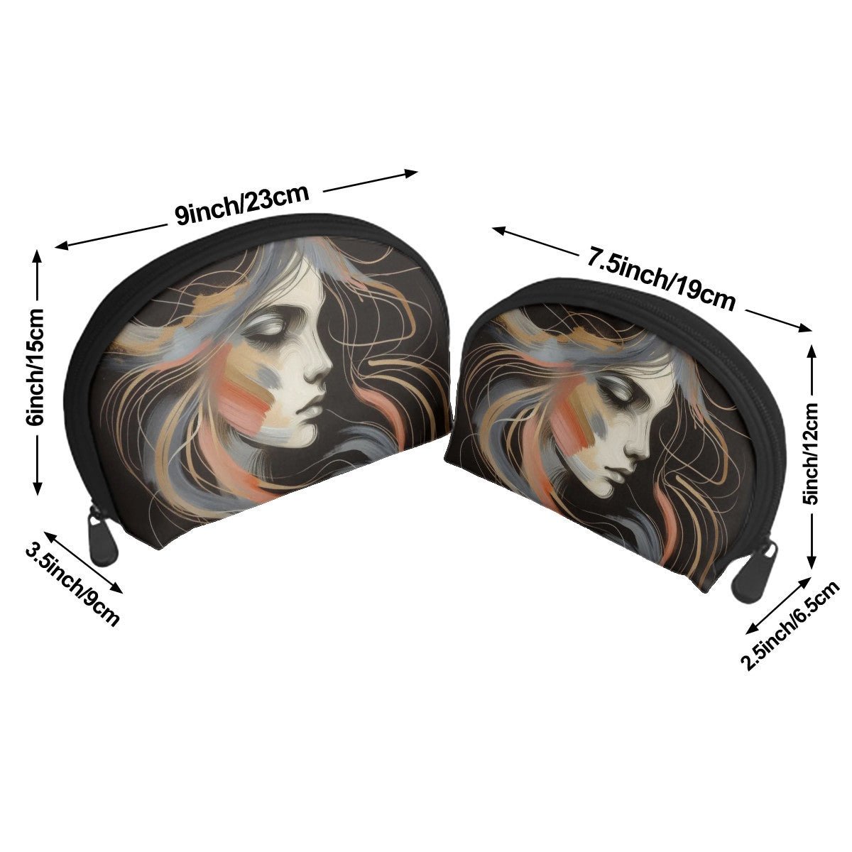 Storage Bags Set of 2 -InervoX Woman Thought - InervoX