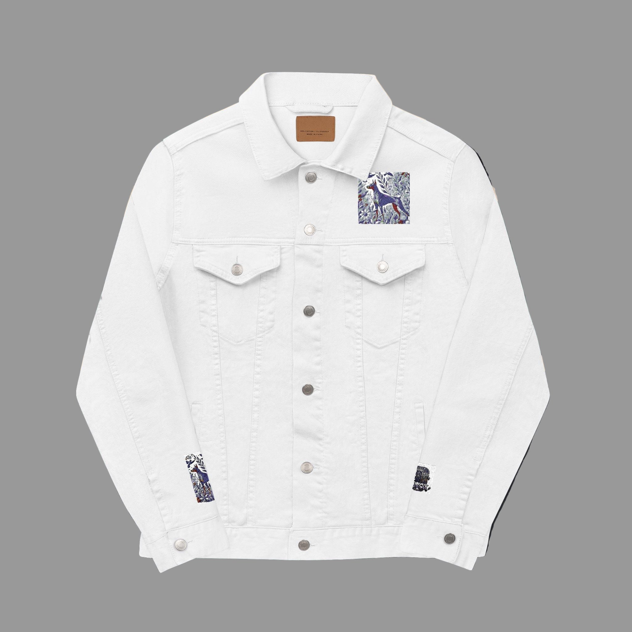 Stylish Unisex Embroidered Denim Jacket - Perfect for Casual Outings & Celebrations - InervoX