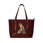 The Calling Tote Bag - Artistic Gold Sculpture Print Handbag - InervoX