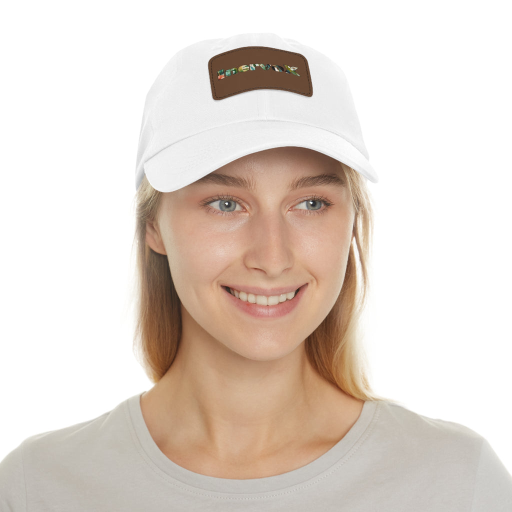 Trendy Dad Hat with Leather Patch - InervoX Edition Vision - Casual Style for Outdoor Adventures - InervoX