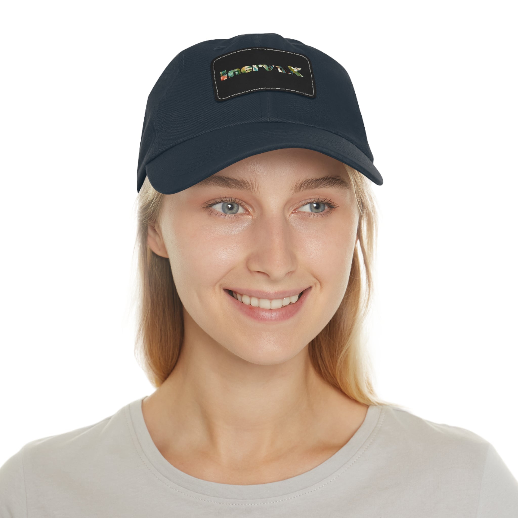 Trendy Dad Hat with Leather Patch - InervoX Edition Vision - Casual Style for Outdoor Adventures - InervoX