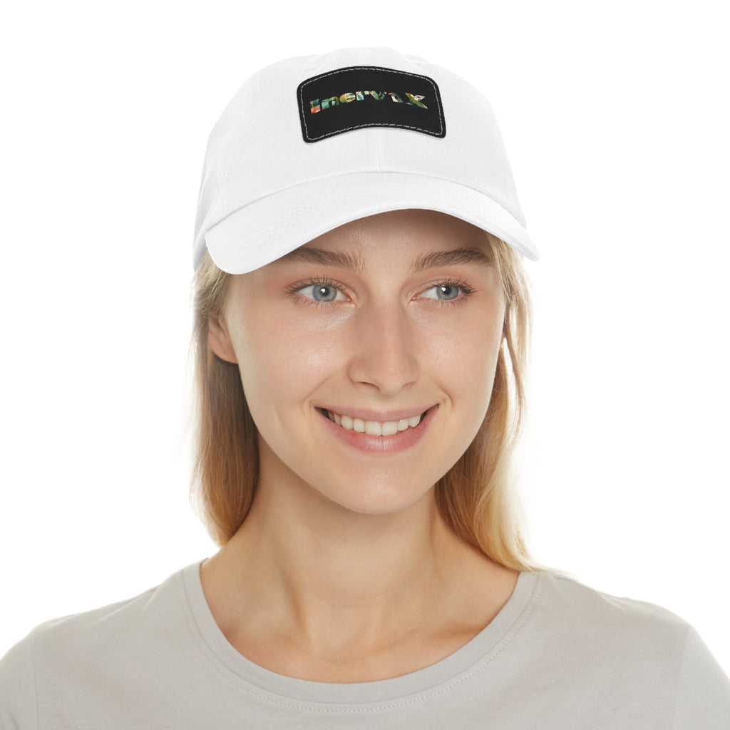 Trendy Dad Hat with Leather Patch - InervoX Edition Vision - Casual Style for Outdoor Adventures - InervoX