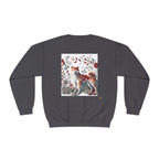 Unisex Crewneck Sweatshirt, Floral Animal Letter C Design - InervoX