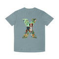 Unisex Faded Cotton T-Shirt, Floral Pets Design - InervoX