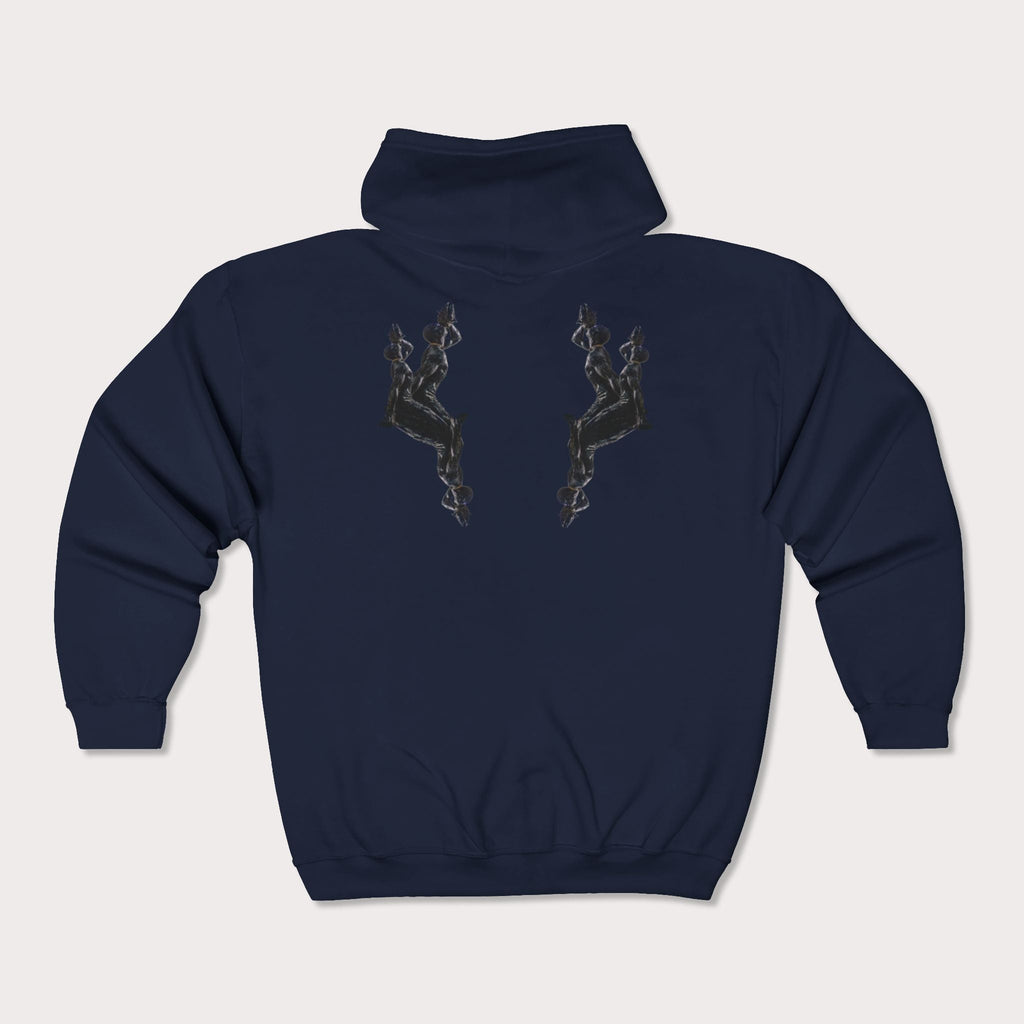 Unisex Graphic Grey Hoodie – Neg Mawon Design | Premium Streetwear Essential - InervoX