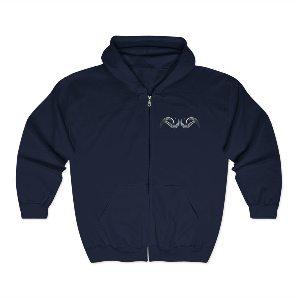 Unisex Heavy Blend™ Full Zip Hooded Sweatshirt Ojos - InervoX