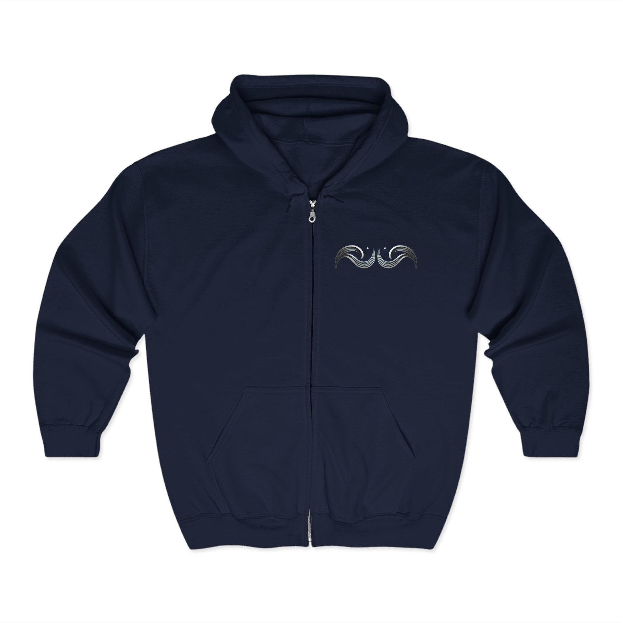 Unisex Heavy Blend™ Full Zip Hooded Sweatshirt Ojos - InervoX