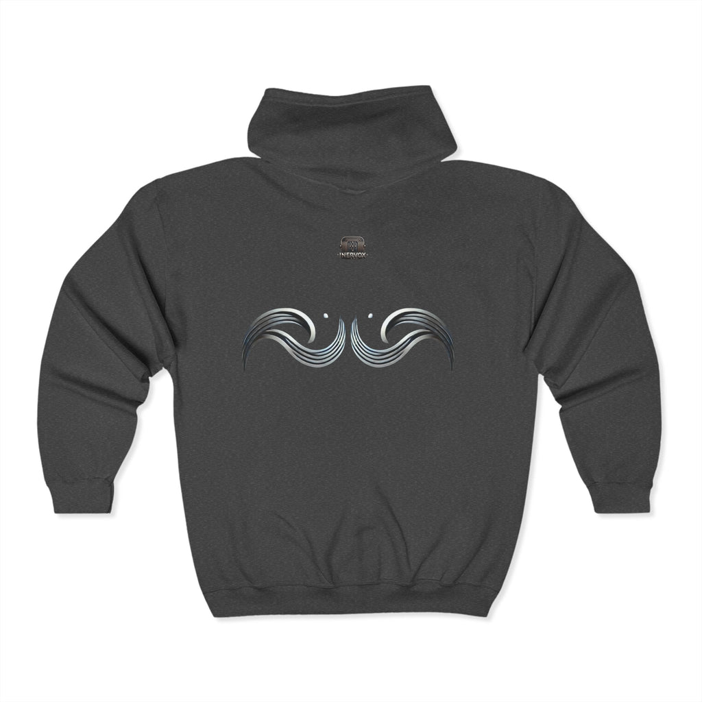 Unisex Heavy Blend™ Full Zip Hooded Sweatshirt Ojos - InervoX