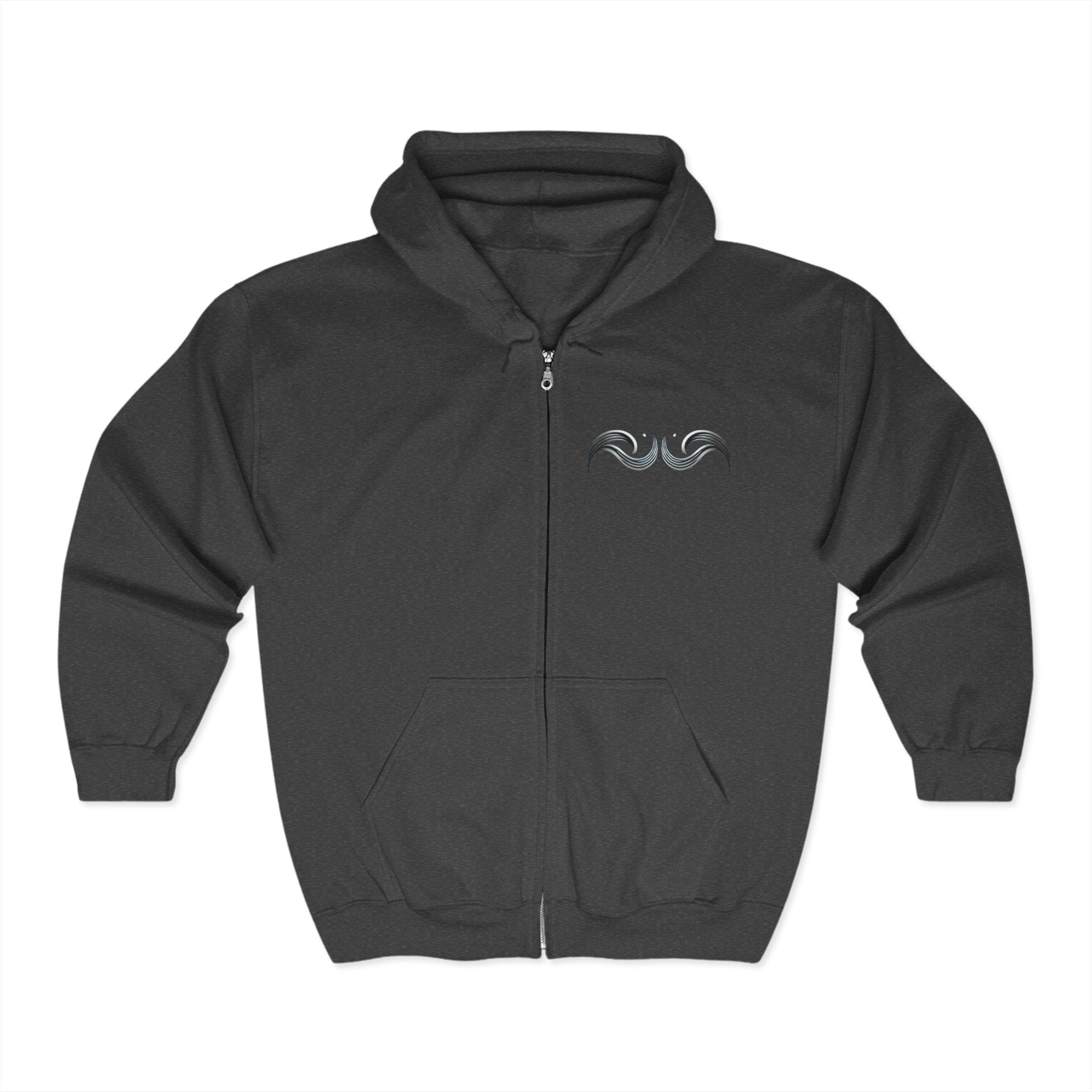 Unisex Heavy Blend™ Full Zip Hooded Sweatshirt Ojos - InervoX