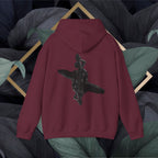 Unisex Heavy Blend™ Hooded Sweatshirt - InervoX Edition Upside Down Neg Marron - InervoX