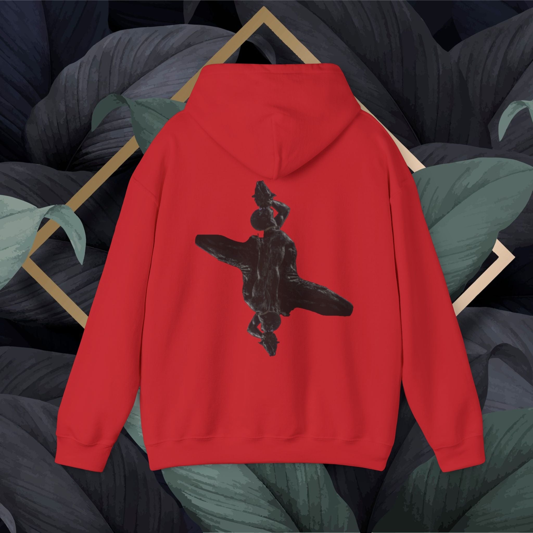 Unisex Heavy Blend™ Hooded Sweatshirt - InervoX Edition Upside Down Neg Marron - InervoX