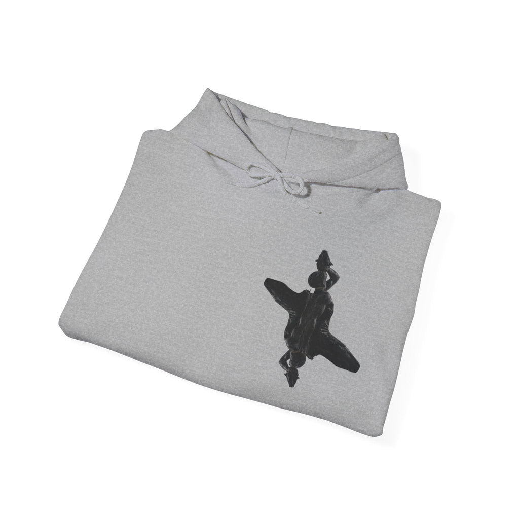 Unisex Heavy Blend™ Hooded Sweatshirt - InervoX Edition Upside Down Neg Marron - InervoX