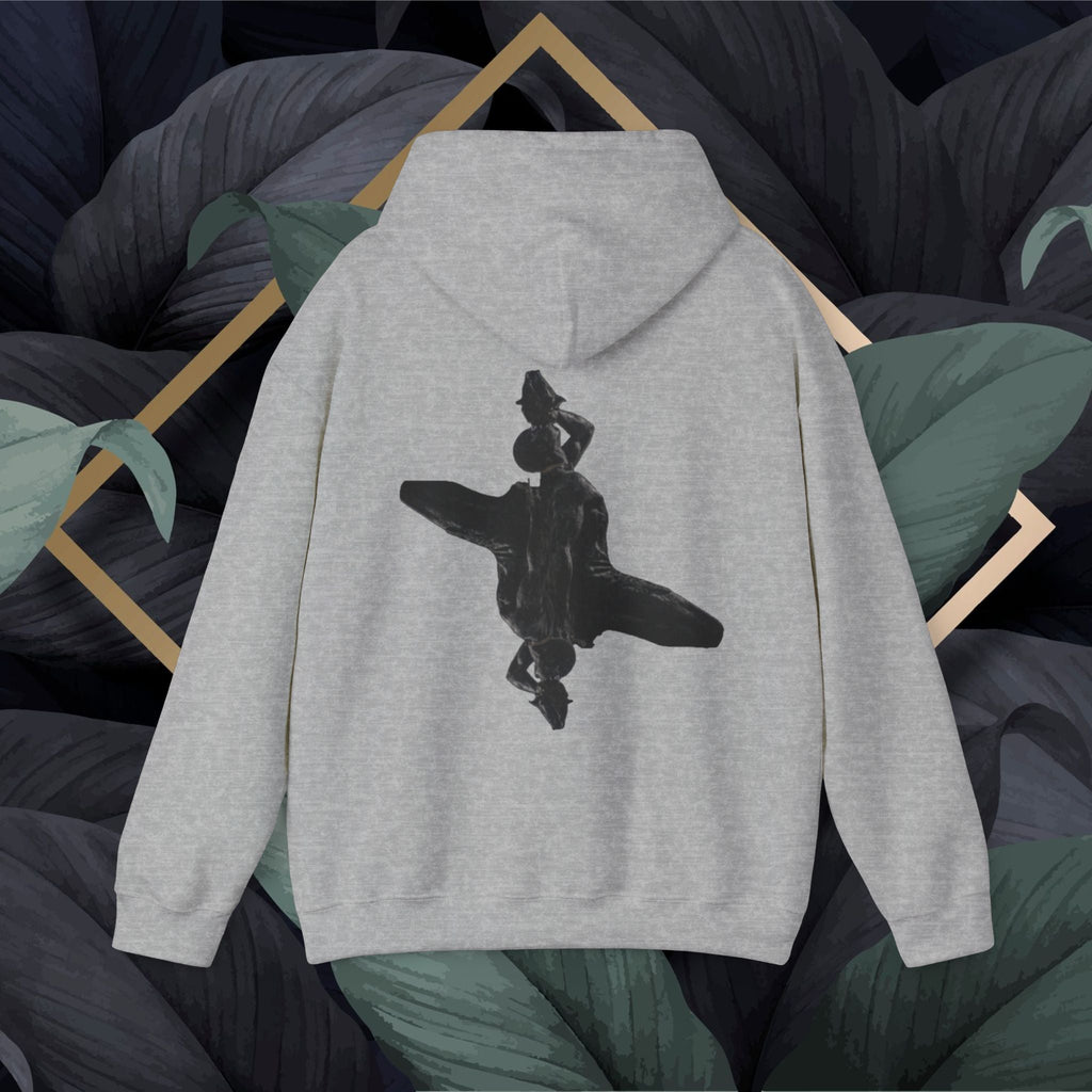 Unisex Heavy Blend™ Hooded Sweatshirt - InervoX Edition Upside Down Neg Marron - InervoX