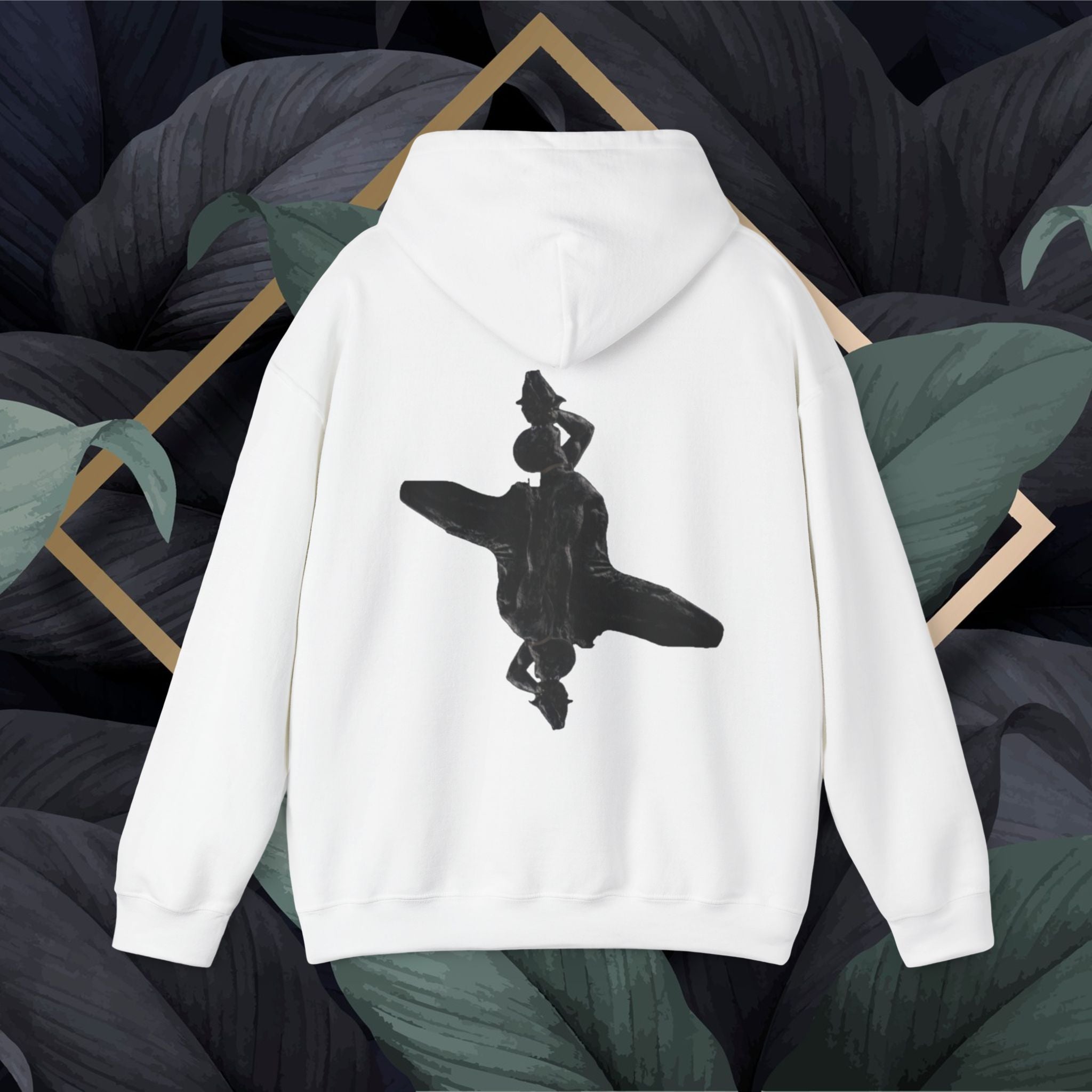 Unisex Heavy Blend™ Hooded Sweatshirt - InervoX Edition Upside Down Neg Marron - InervoX