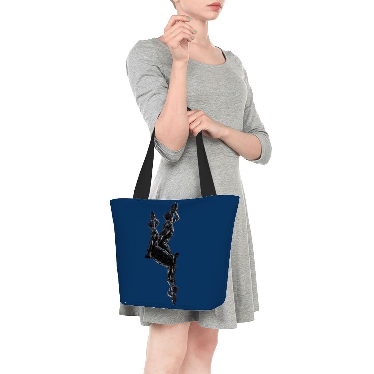 Women Shopping Bags Neg Marron Design V3 - InervoX