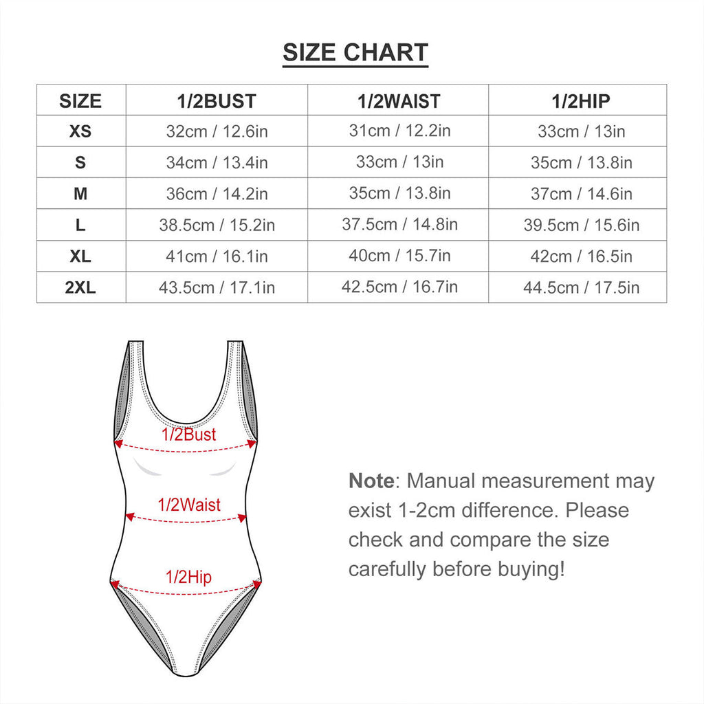 Women’s High-Cut One-Piece Swimsuit – Artistic Woman Design | Sculpting Fit Swimwear - InervoX