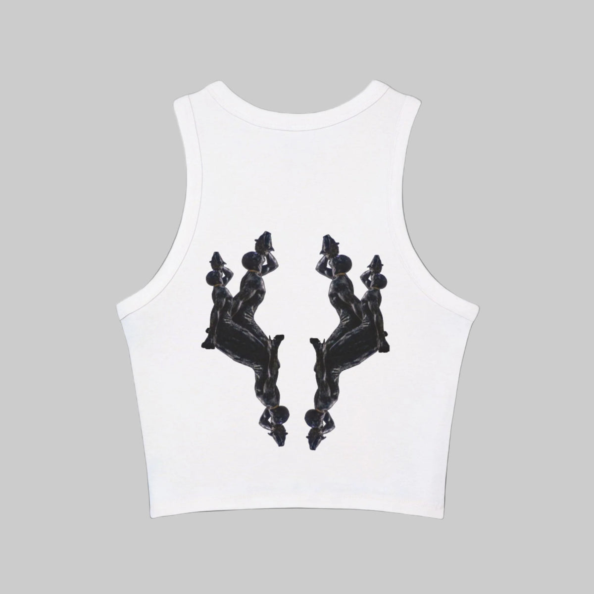 Women's Micro-Rib Racer Tank, InervoX Neg Marron Edition 1 - InervoX