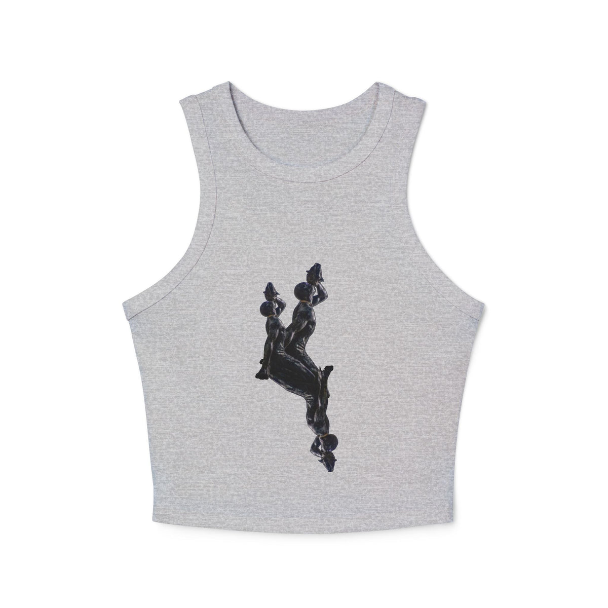 Women's Micro-Rib Racer Tank, InervoX Neg Marron Edition 1 - InervoX