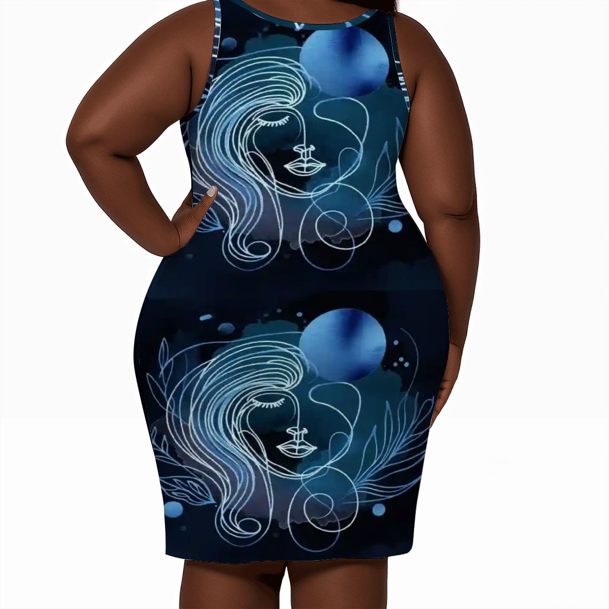 Women's Plus Size Sleeveless Dress Free Spirit - InervoX