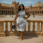 Women's Plus Size Sleeveless Dress Free Spirit - InervoX