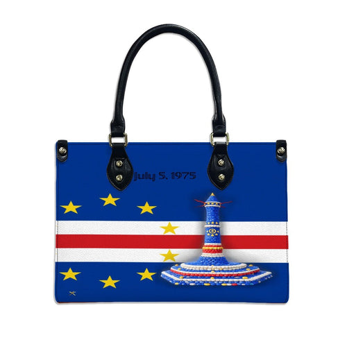 Women's PU Leather Tote Bag – Cape Verde Monument Design | Premium Everyday Shoulder Bag - InervoX