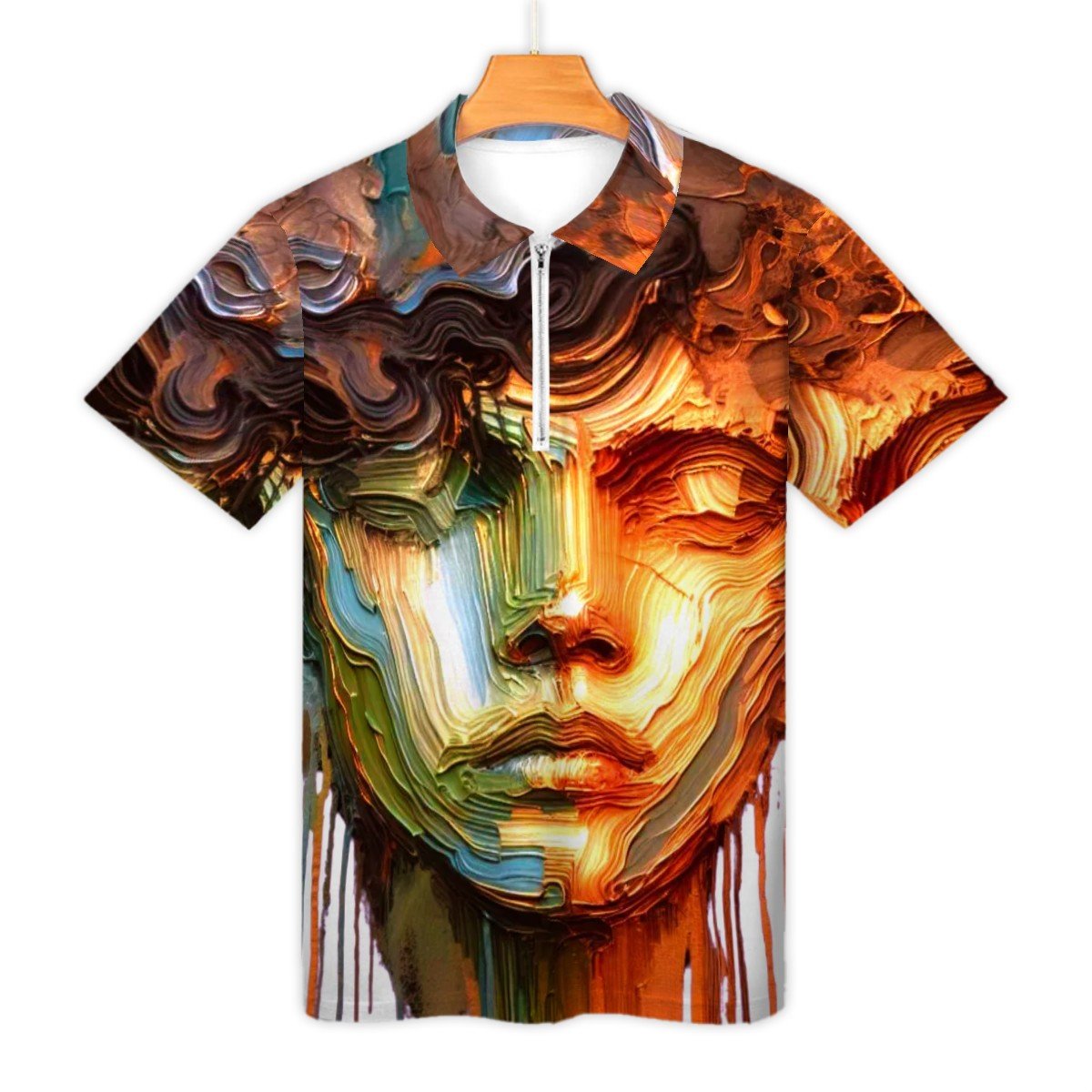 Zip Polo Shirts for Men Slim Fit - InervoX Young boy vision - InervoX